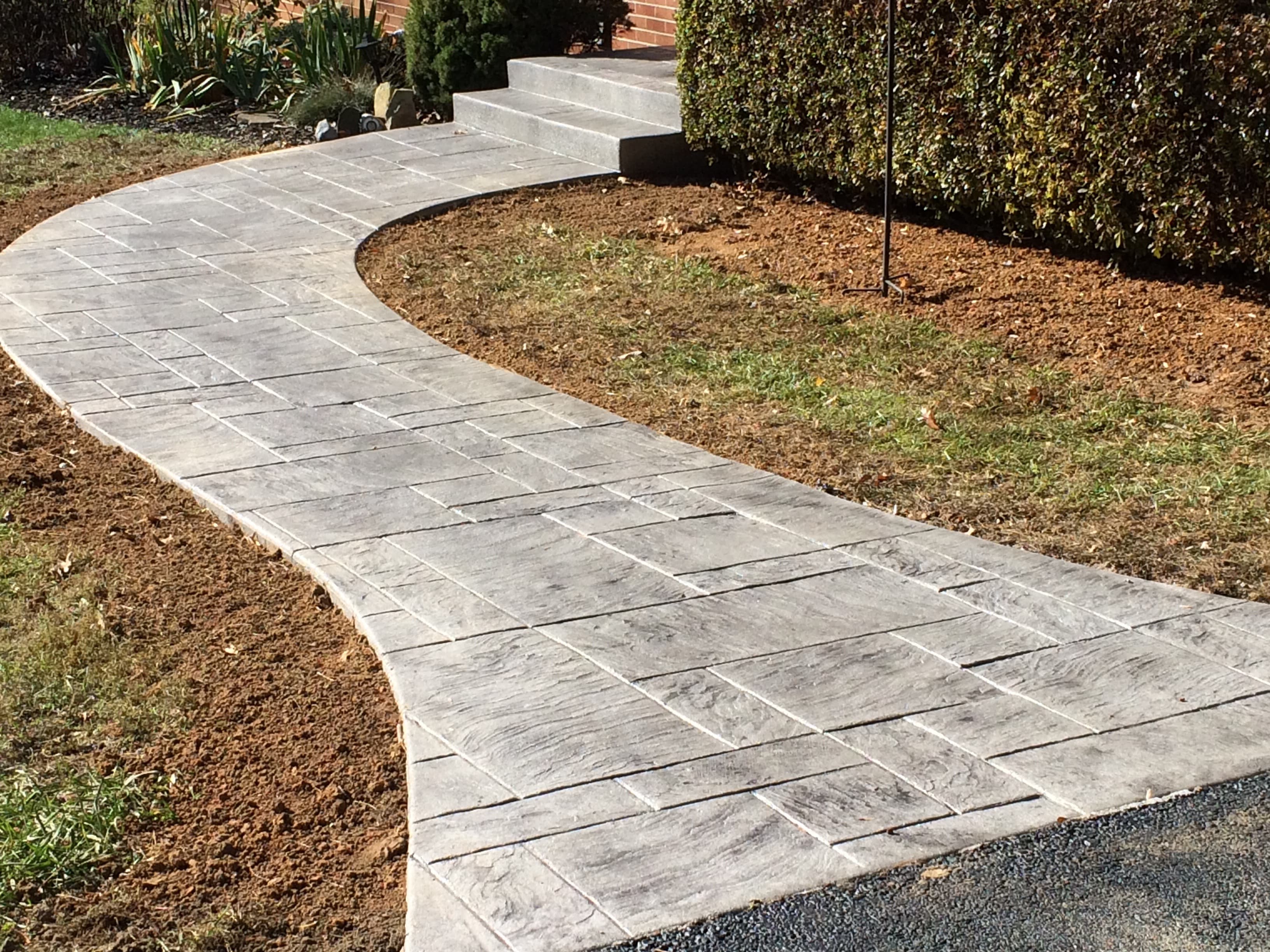 Royal ashlar stamped concrete pattern sample